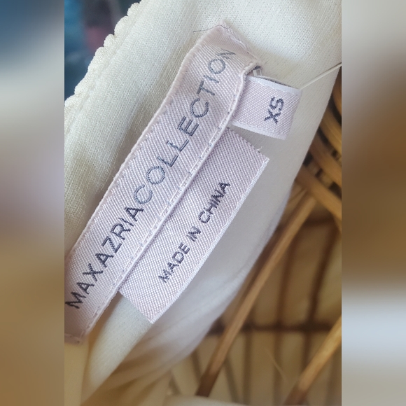 BCBG MAXAZRIA RUNWAY SILK  IVORY GOWN - DRESS BOHOBEACH WEDDING - Picture 9 of 9